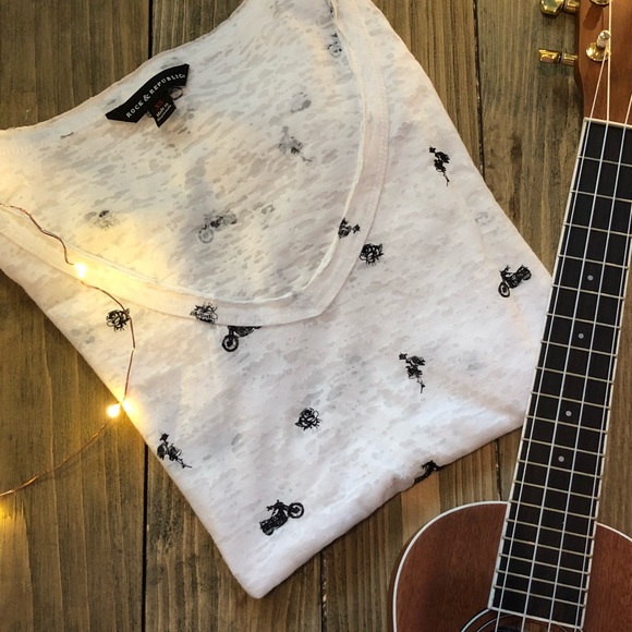 Rock & Republic Tops - ROCK & REPUBLIC Moto Tee